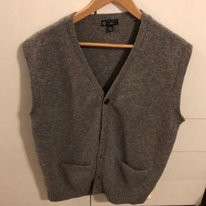 JCrew button sweater vest.